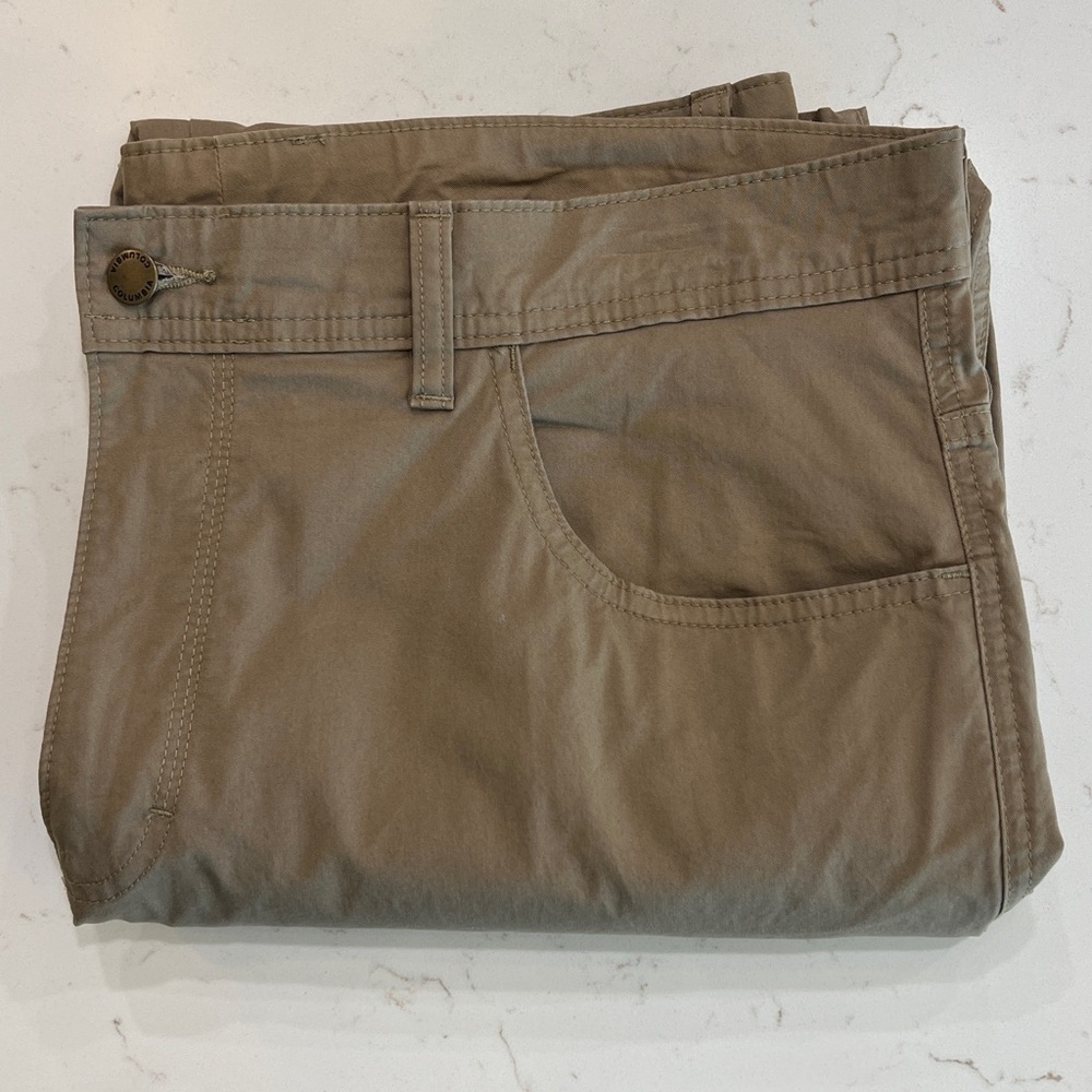 Columbia Men’s Regular Fit Quick Dry Outdoor Khaki Pants 38x30